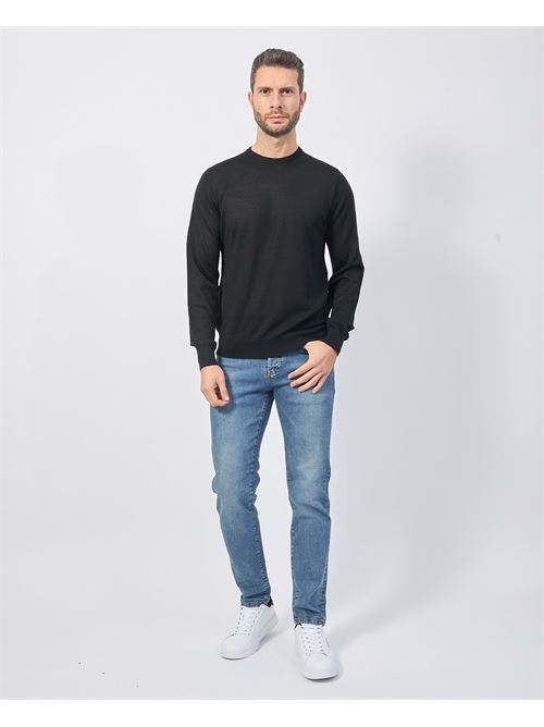 Yes Zee Crewneck Wool Blend Sweater YES ZEE | M820-H3000801